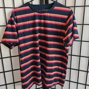 Denim & Flower Ricky Singh Mens Striped Shirt L